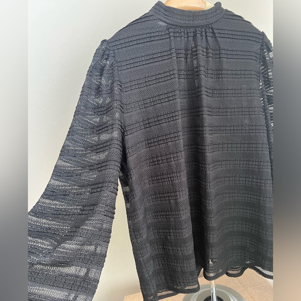 Ann Taylor Loft New with Tag Black Long Sleeved NWT top - Large